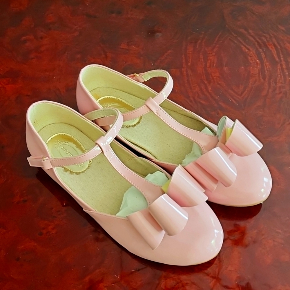 Joyfolie pink patent flats